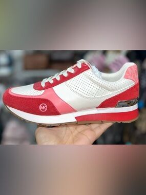Michael Kors Kids Red & Pink Athletic Sneakers